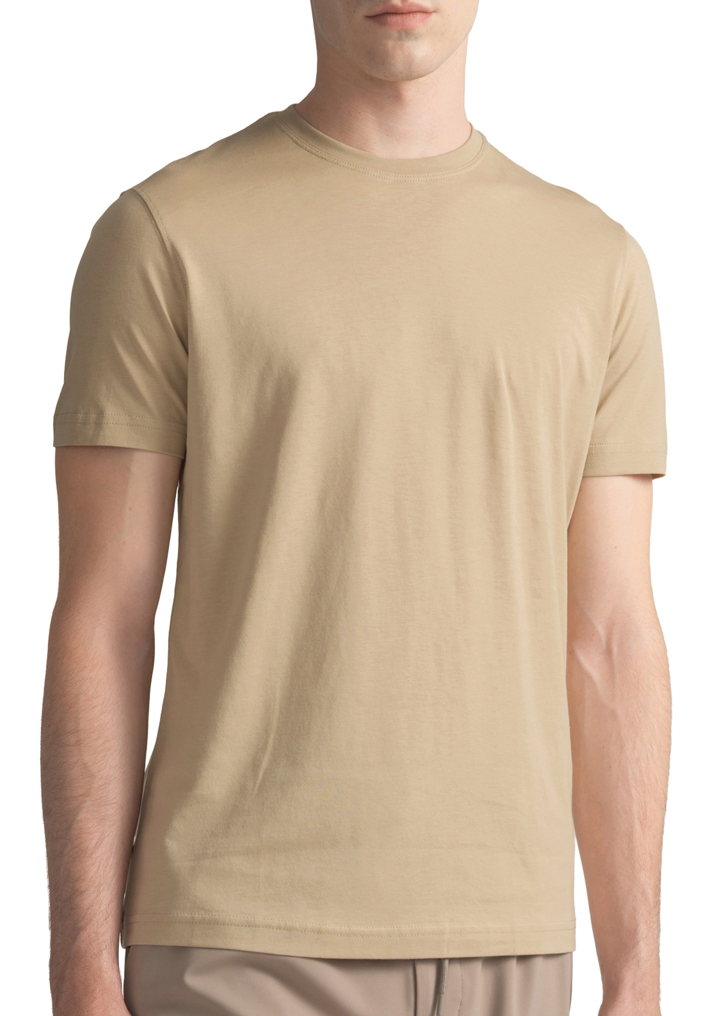 T-shirt Sottogiacca in Modal e Filo di Scozia