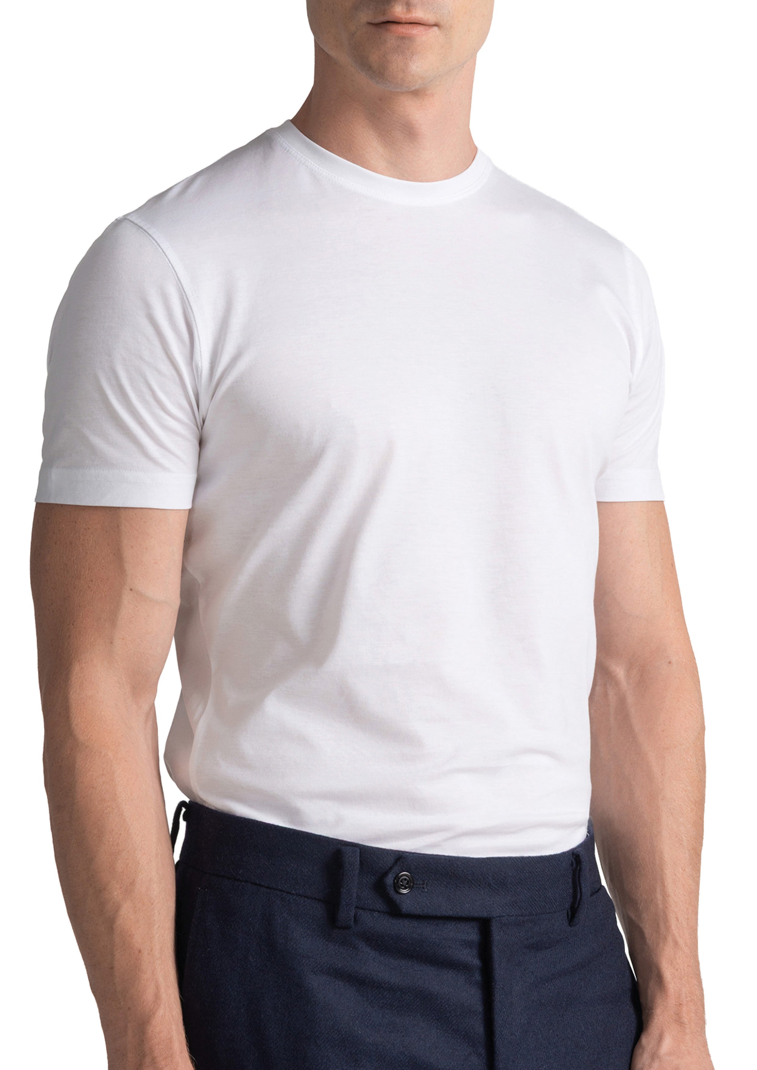 T-shirt Sottogiacca in Modal e Filo di Scozia