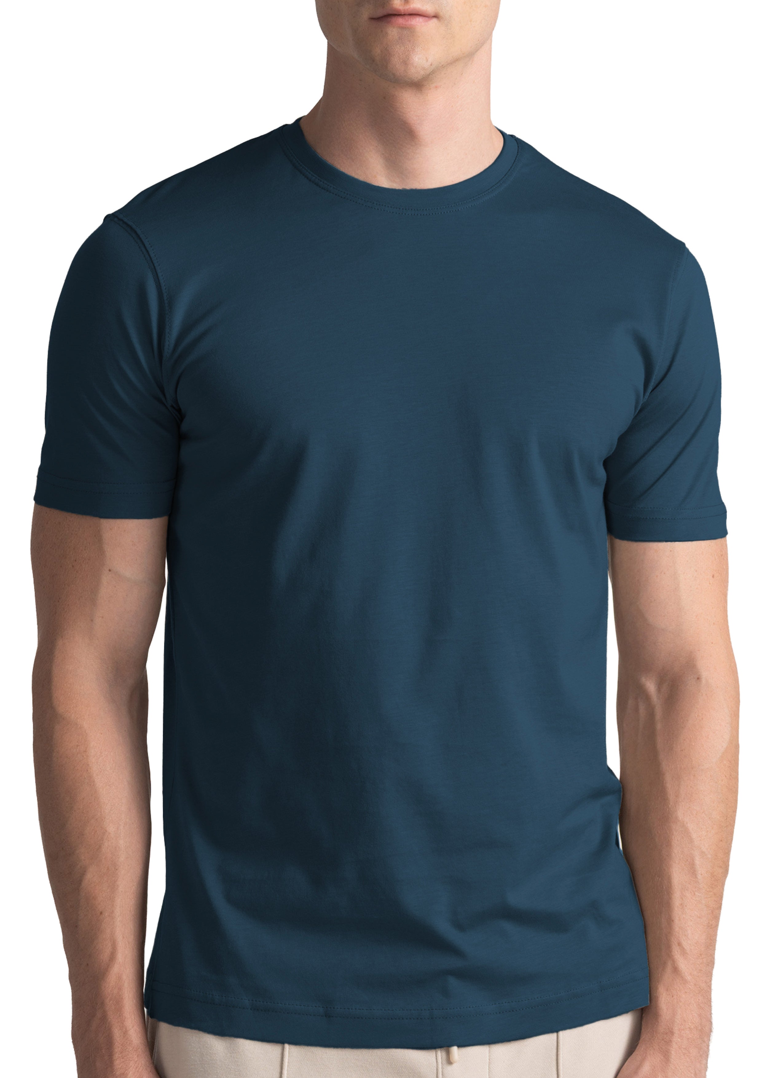 T-shirt Sottogiacca in Modal e Filo di Scozia