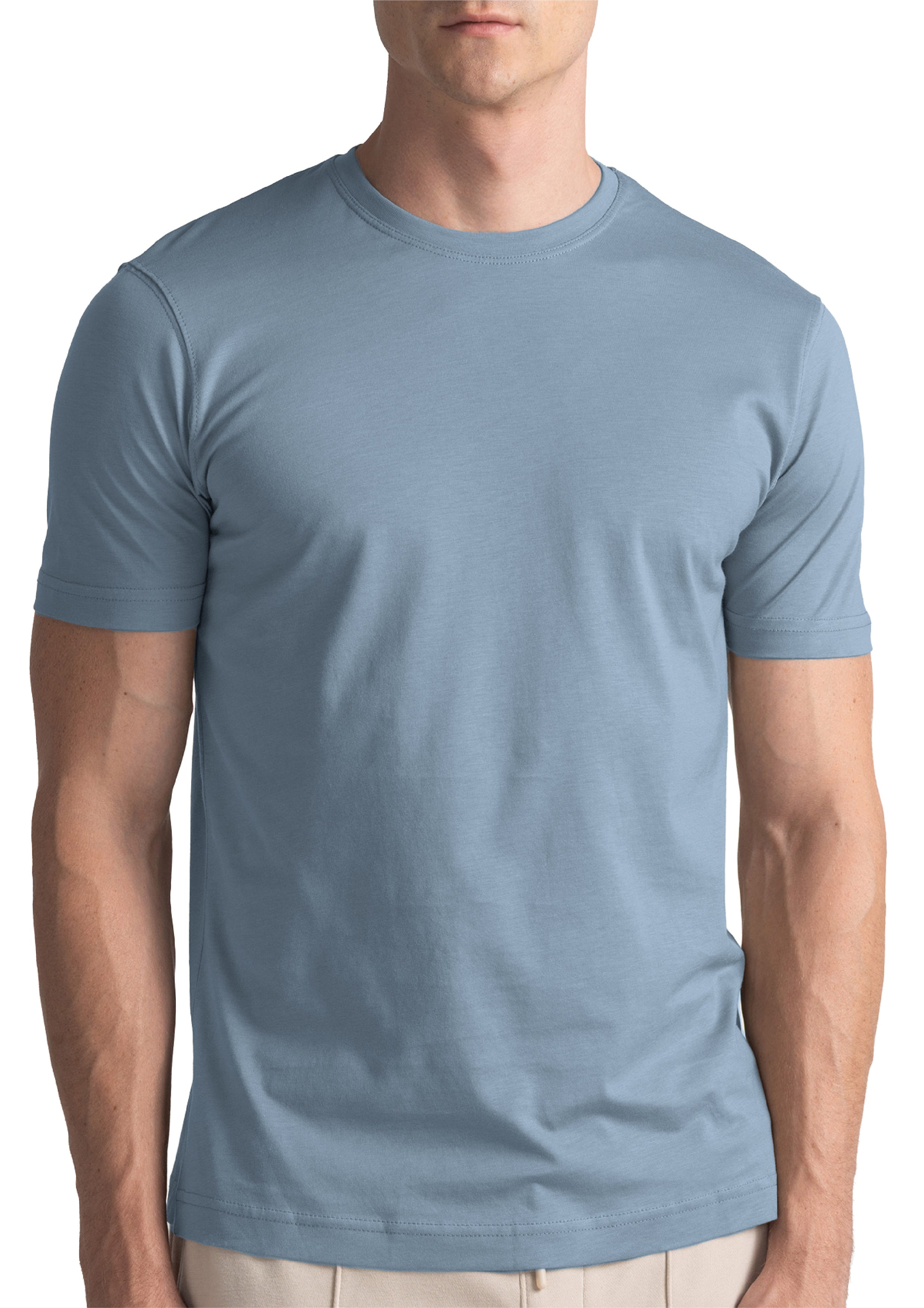 T-shirt Sottogiacca in Modal e Filo di Scozia