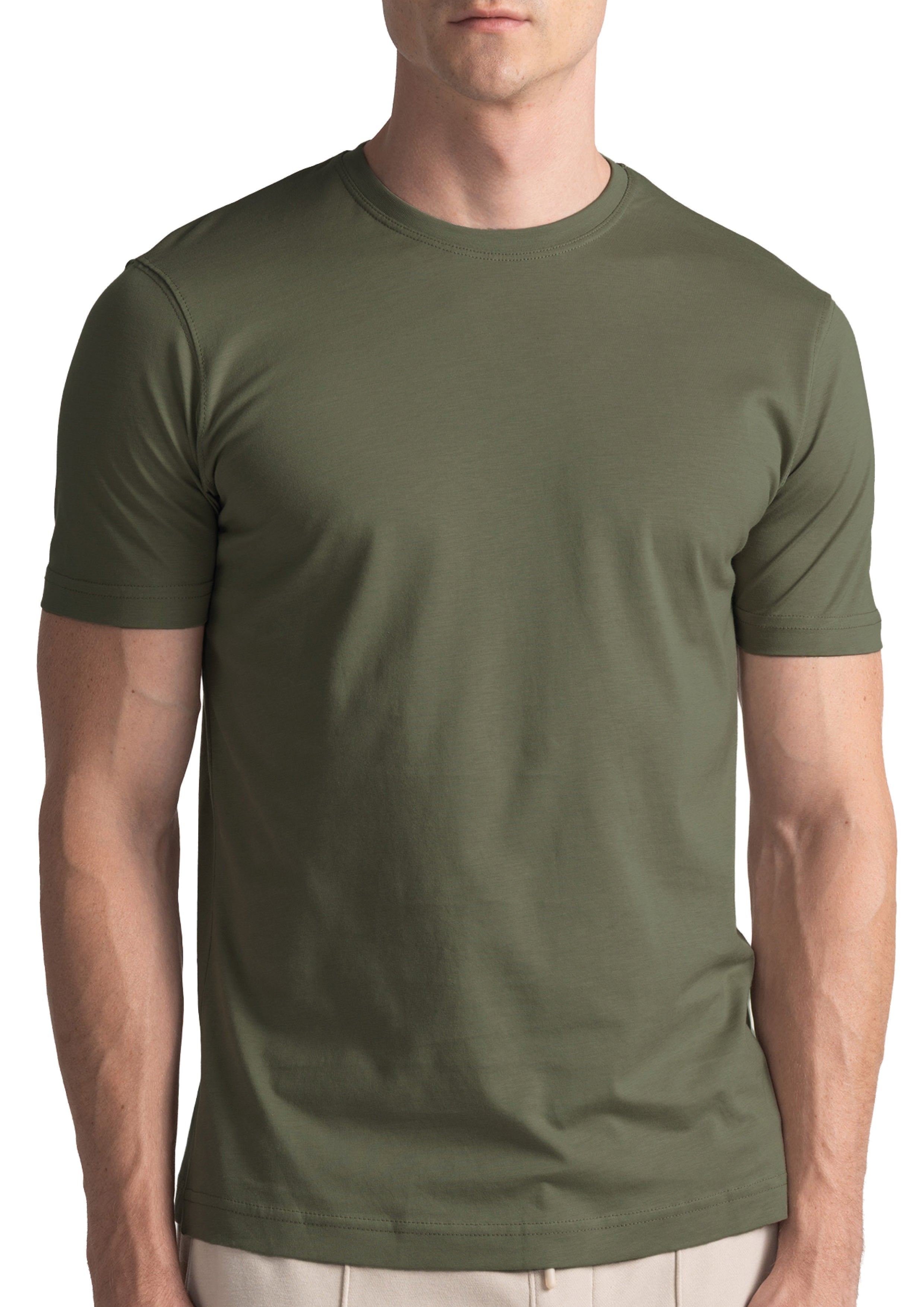 T-shirt Sottogiacca in Modal e Filo di Scozia