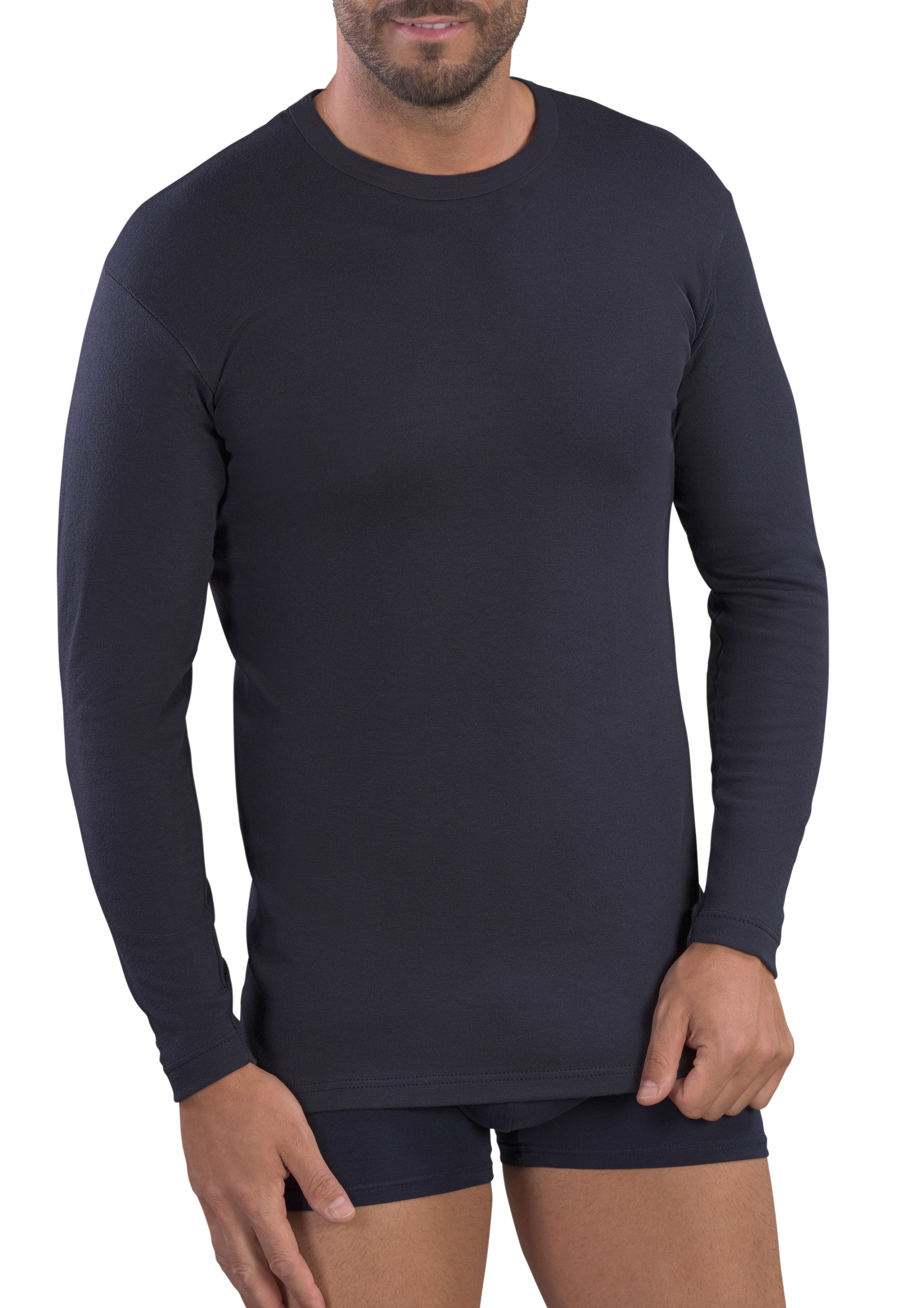 MAGLIA MANICA LUNGA GIRO COLLO BIELASTICO