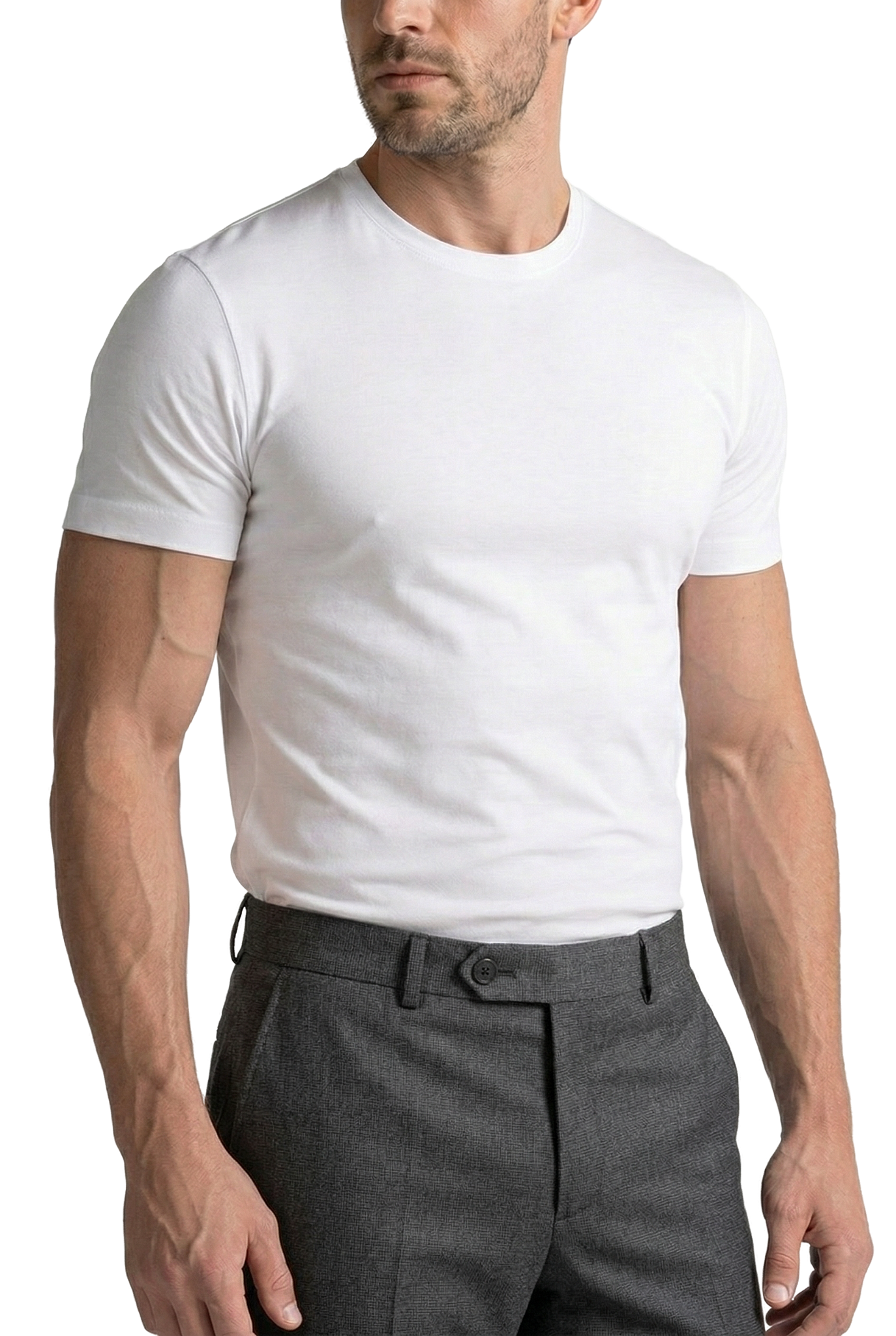 T-shirt Sottogiacca in Modal e Filo di Scozia