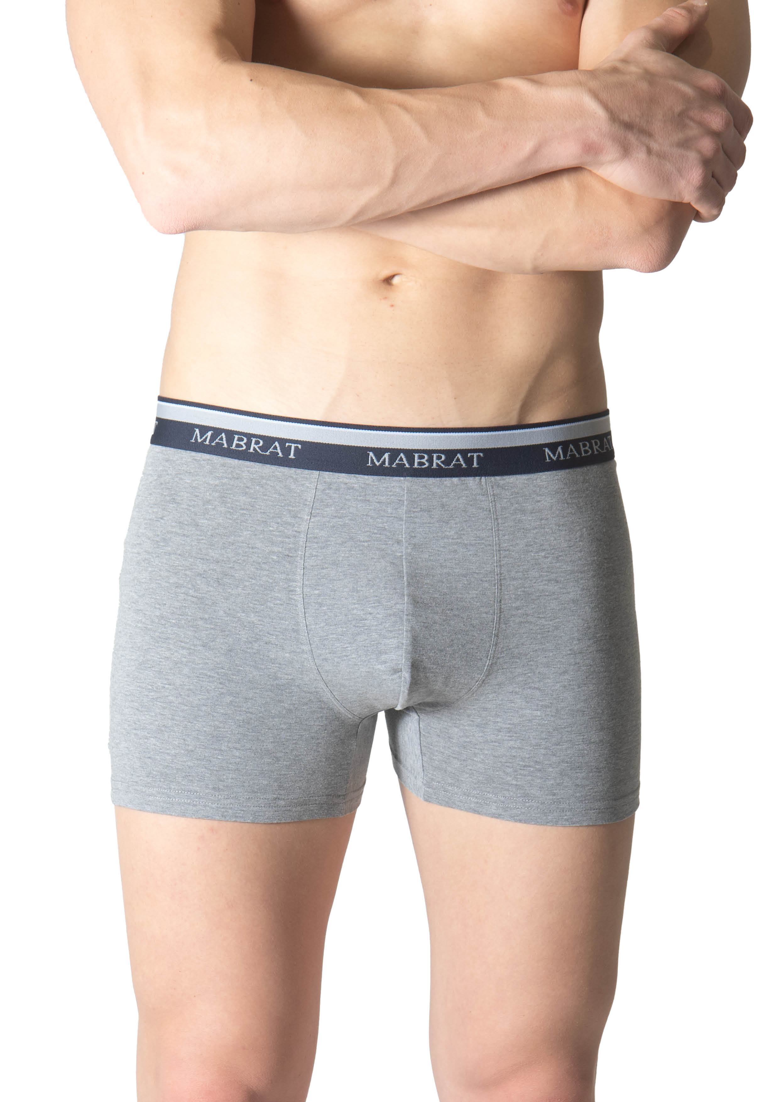 Boxer Uomo elastico esterno con logo circolare