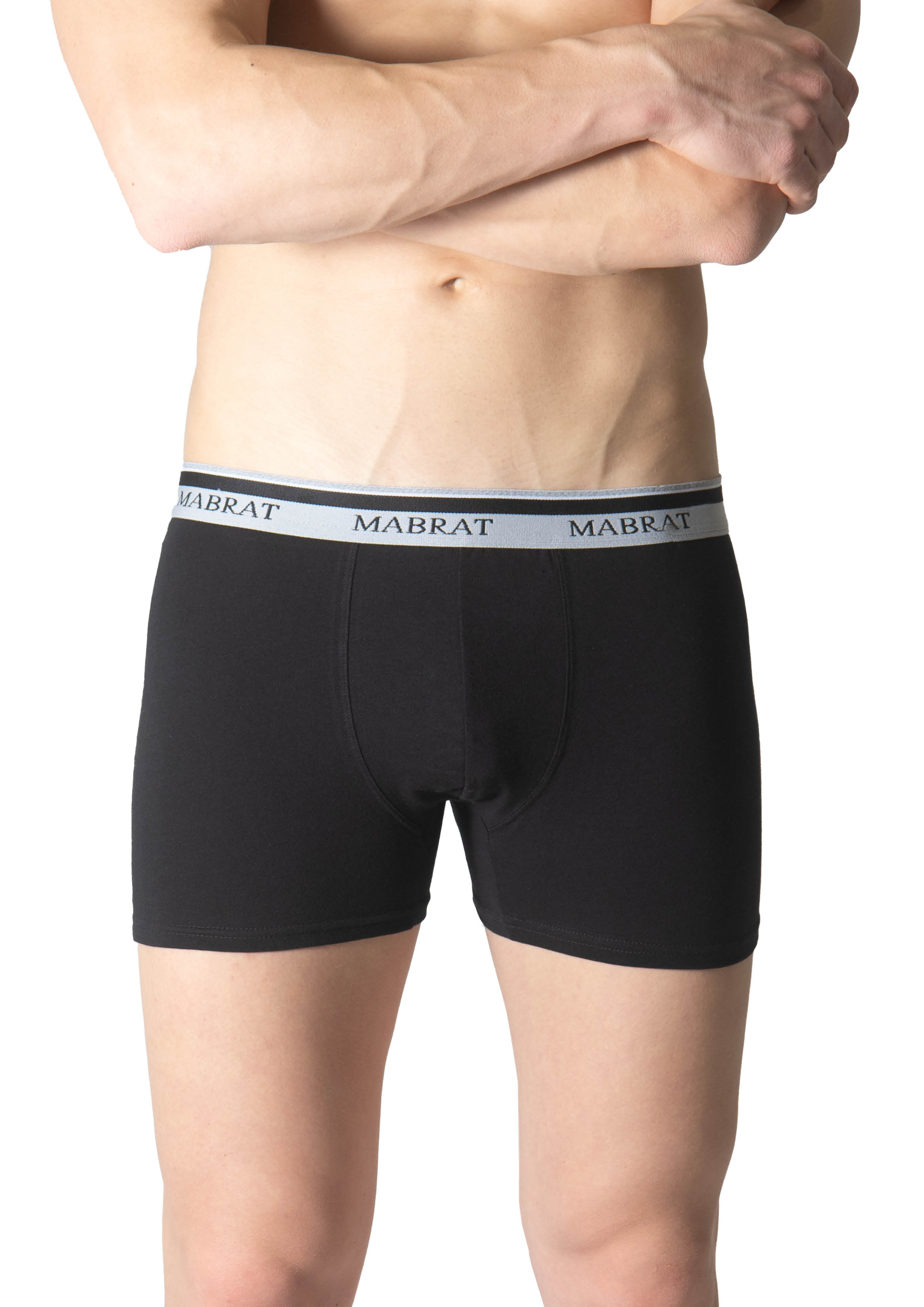 Boxer Uomo elastico esterno con logo circolare