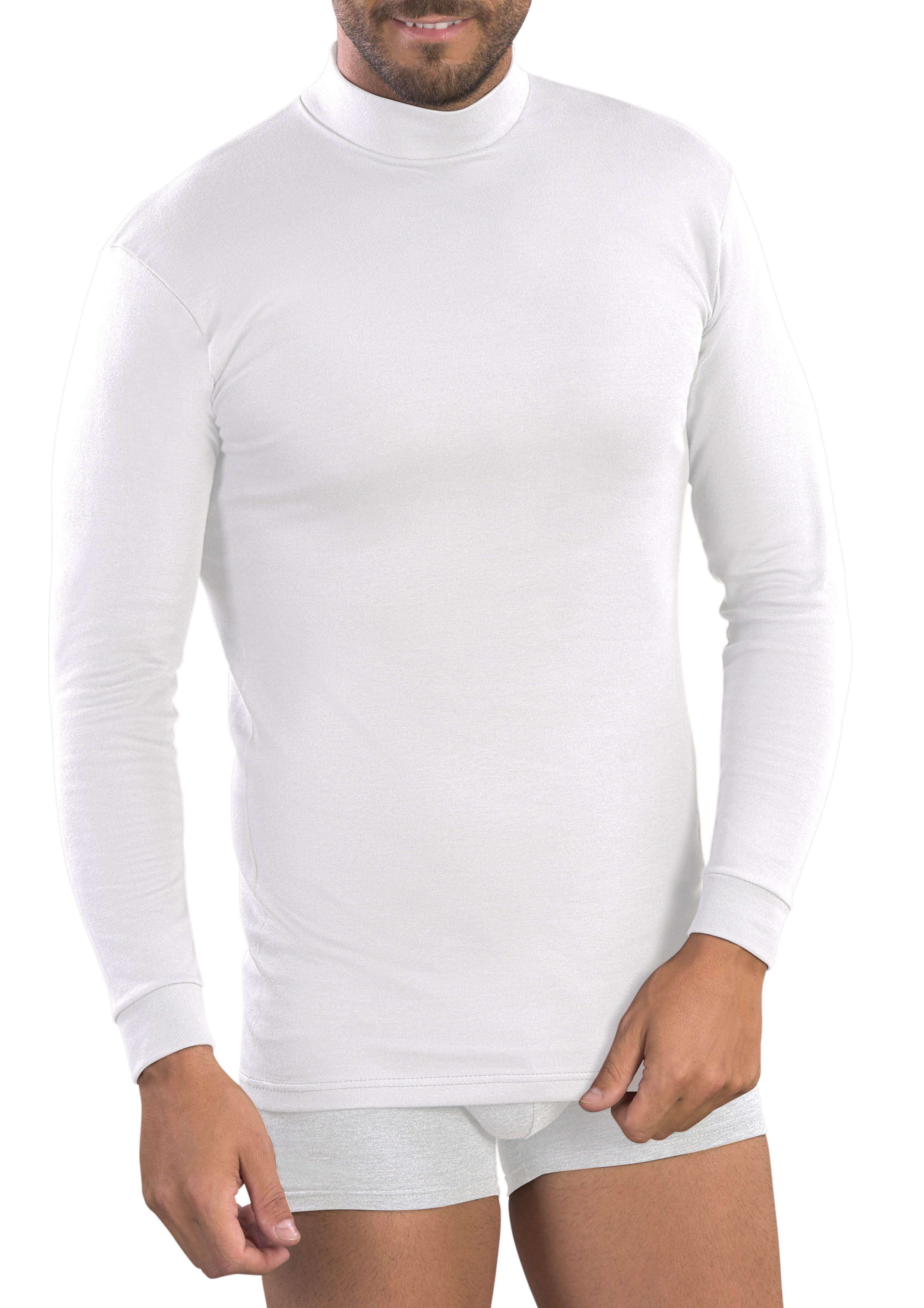 MAGLIA TERMICA LUPETTO UOMO GIROCOLLO 92%PL 8%EA