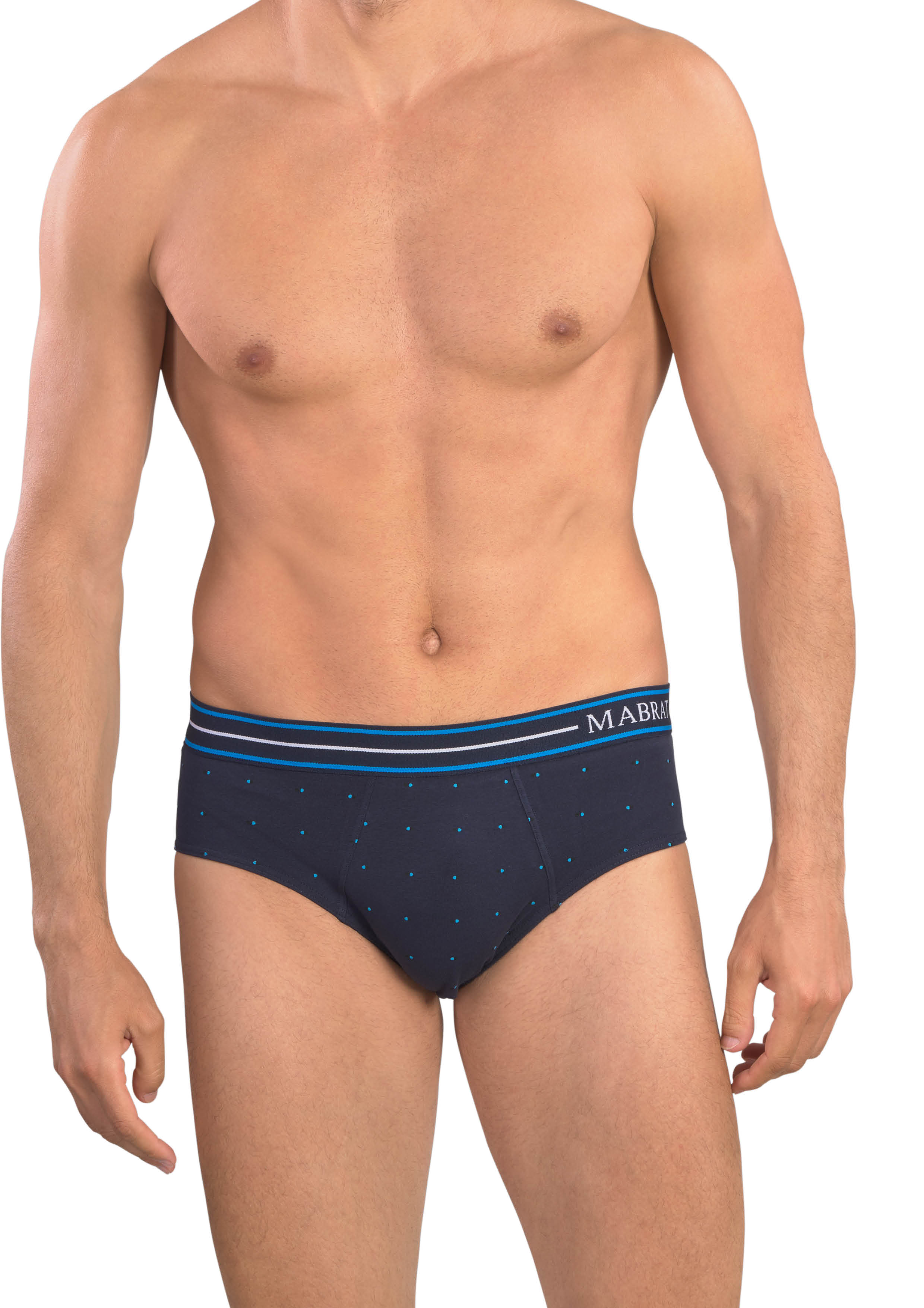 Slip Uomo elastico esterno micro fantasia