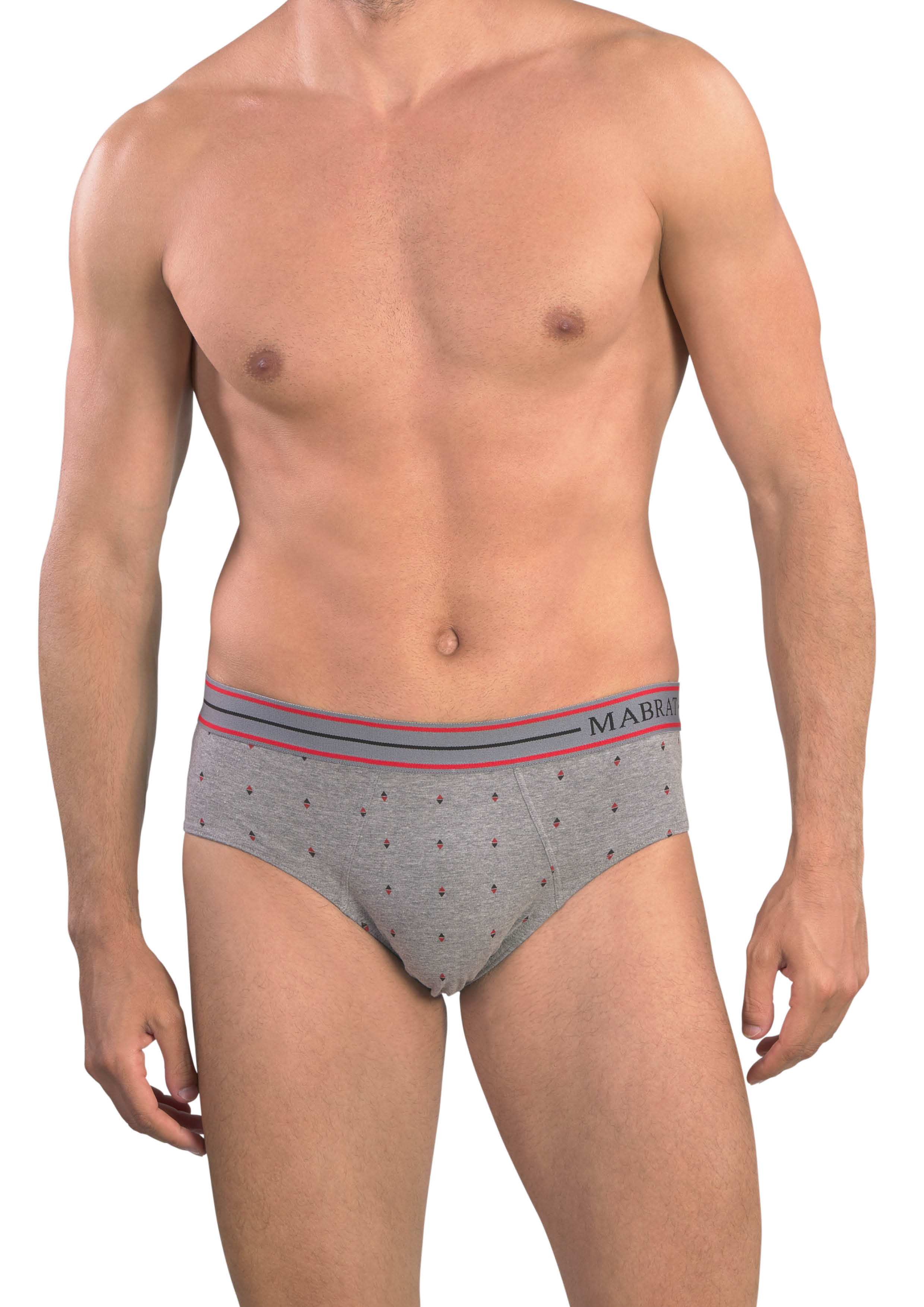 Slip Uomo elastico esterno micro fantasia