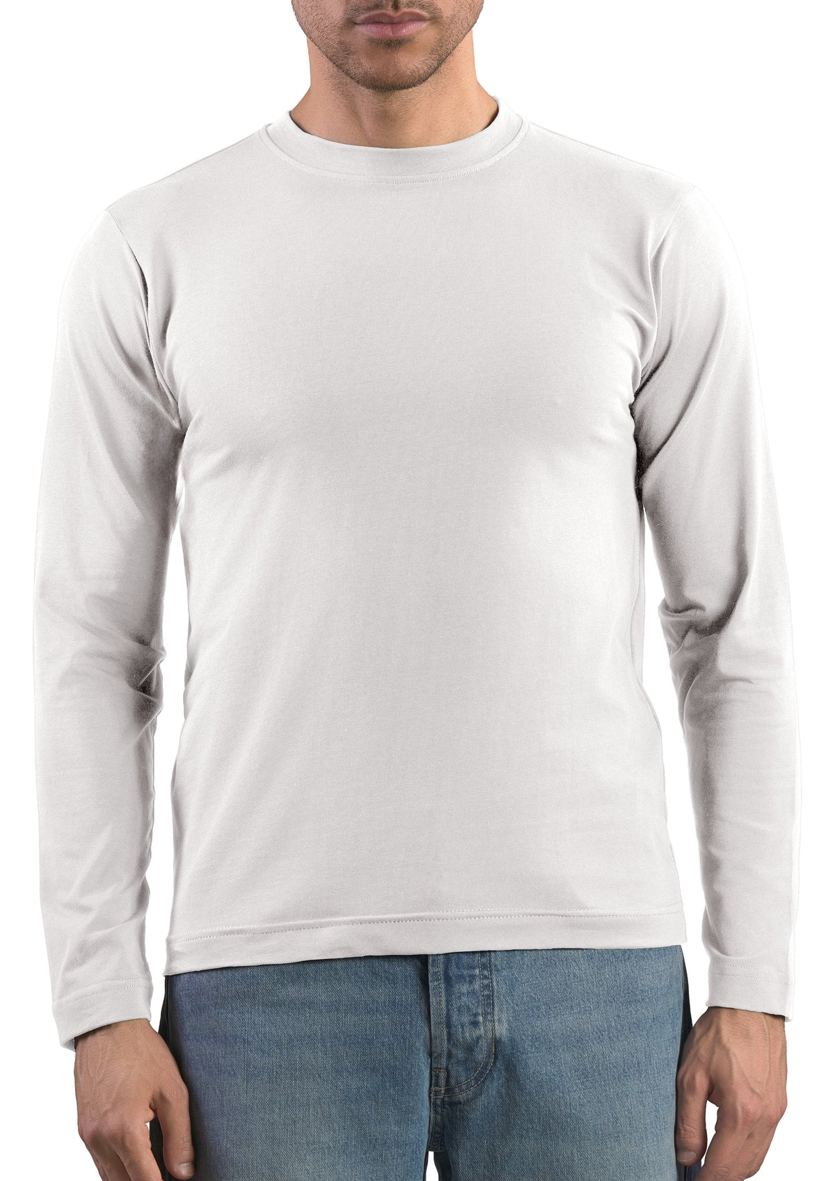 T-shirt Manica Lunga Sottogiacca in Modal e Filo di Scozia